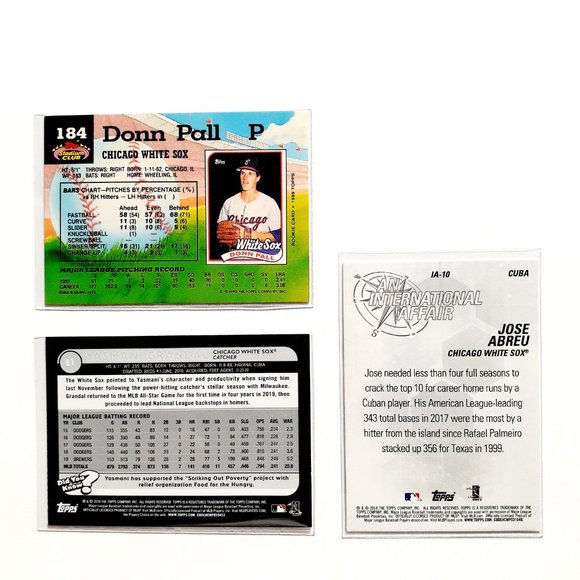 Chicago White Sox 9 Card Lot - BSBL [6_1] - Picture 6 of 8